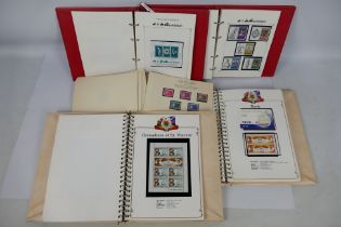 Philately - Five albums of Royal commemo