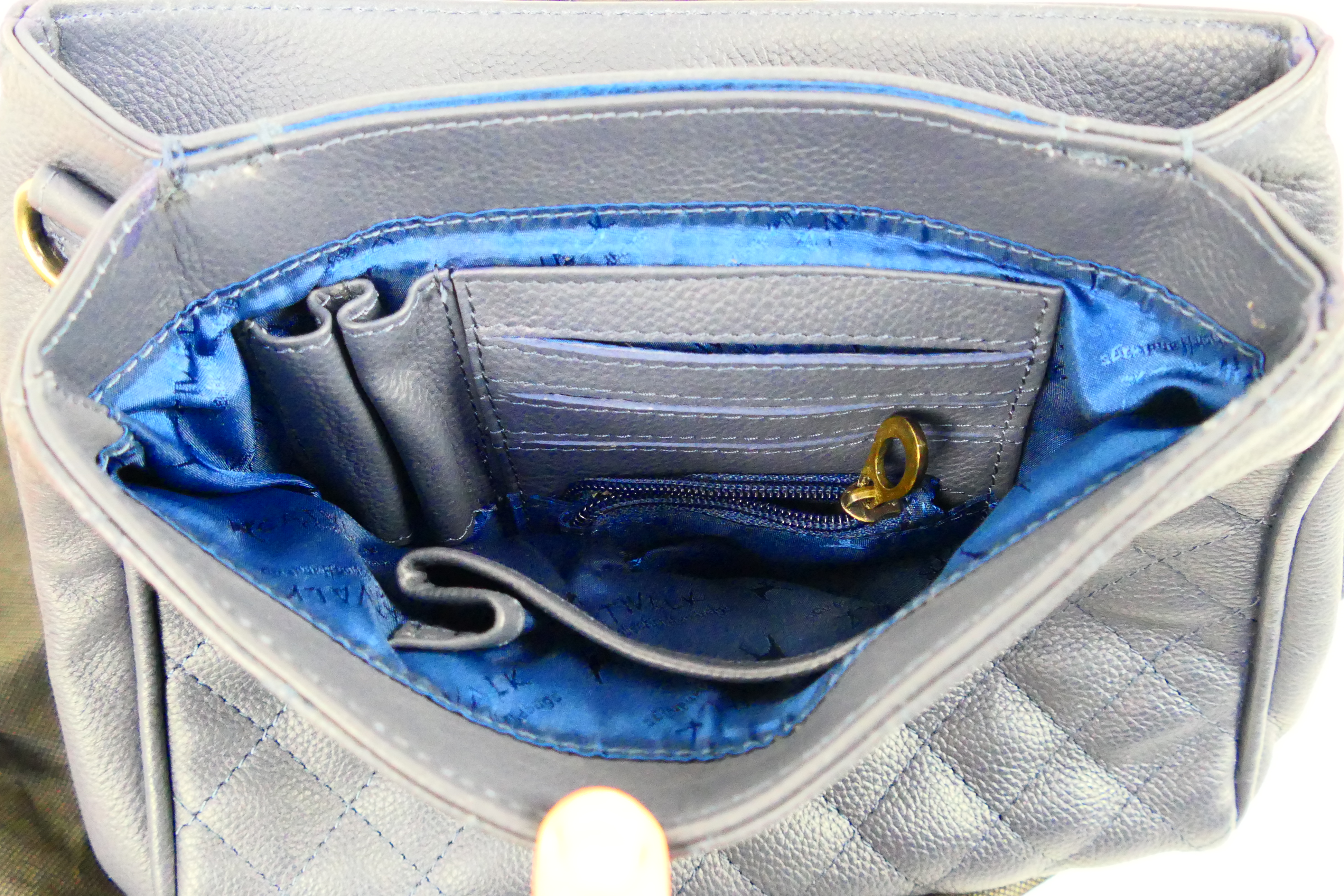 Catwalk Collection - Jobis - a Navy Blue Catwalk handbag, labelled with makers mark, - Image 4 of 8