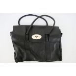 Mulberry - A Mulberry handbag, Bayswater Pebble in graphite, with tags (loose), 2 carry handles,