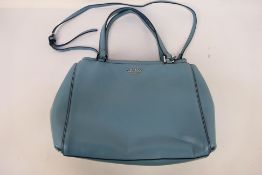 Fiorelli - A light blue Fiorelli leather handbag with shoulder strap - Handbag has three inside zip