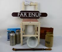 Pearsons of Chesterfield - Tower Brand - Chair - Sign - Pump.