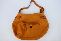 Mulberry - A chestnut Mulberry leather shoulder bag - Shoulder bag has one interior zip pocket and