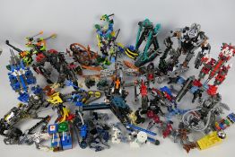 Lego - Bionicles - A collection of unboxed Lego including 15 x large Bionicle figures,