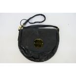 Mulberry - A mouse grey Mulberry leather handbag - Handbag has one interior zip pocket and one