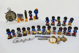 Lot to include Robertsons advertising figures (footballers and musicians), watches,