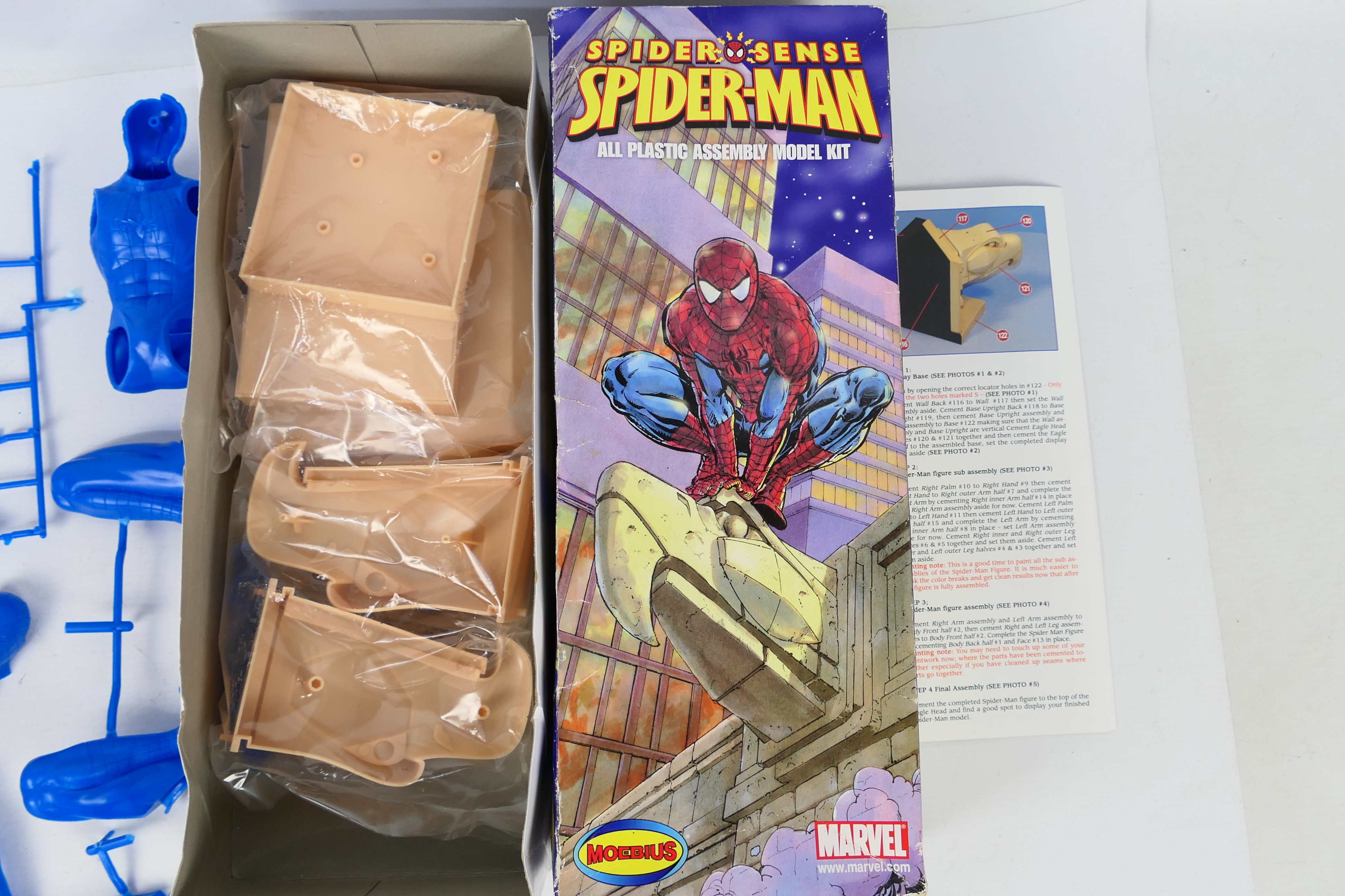 Spider Man - Marvel - Moebius. A boxed #907 Spider Sense Spider-Man All Plastic Assembly Model Kit. - Image 4 of 4