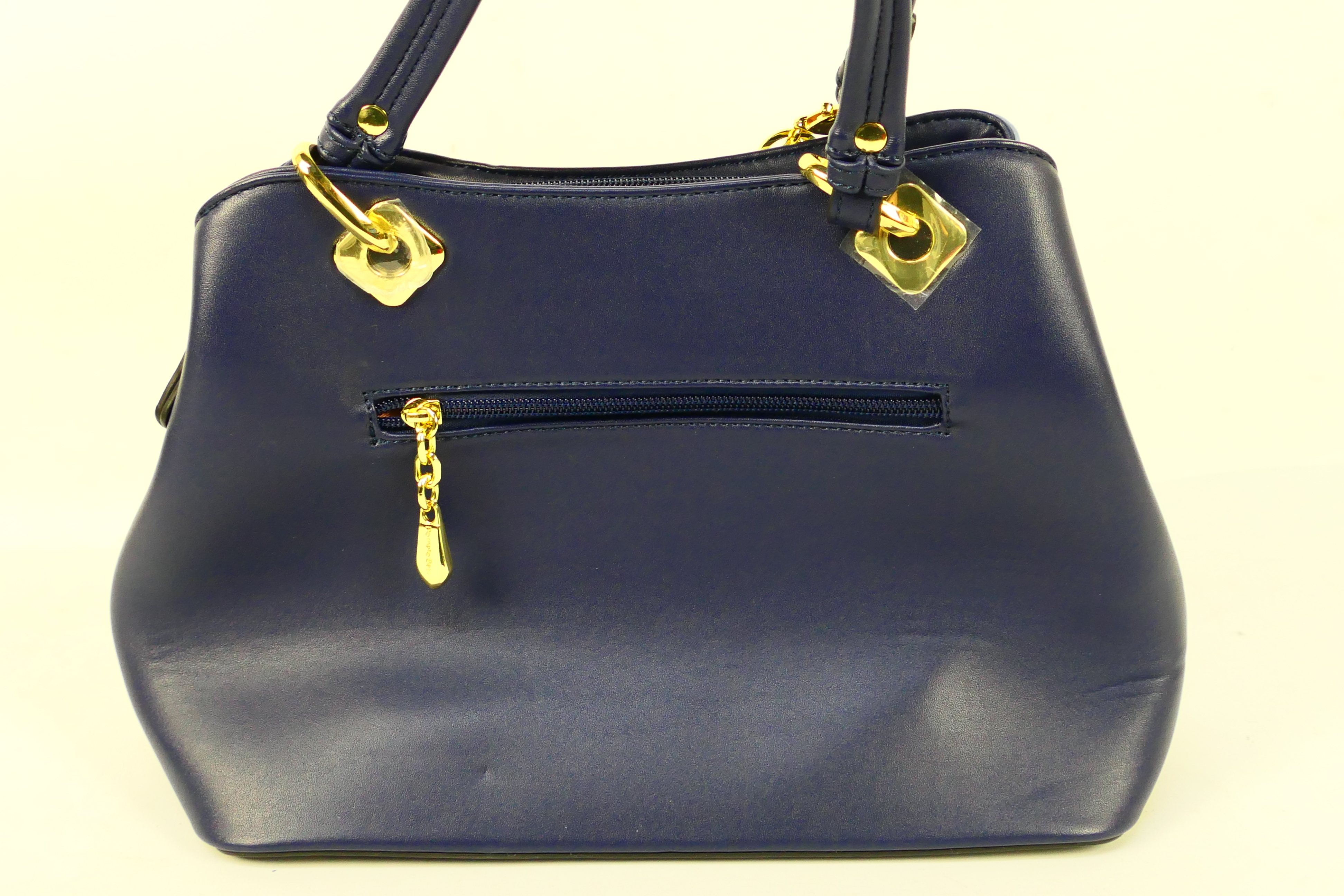 Pomelo Best - A Pomelo Best handbag in tones of blue and white. - Image 4 of 6