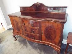 A 19th century mahogany sideboard,