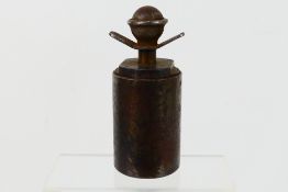 A scarce World War Two (WW2 / WWII) German Waffen marked inert improvised grenade, circa 1945,