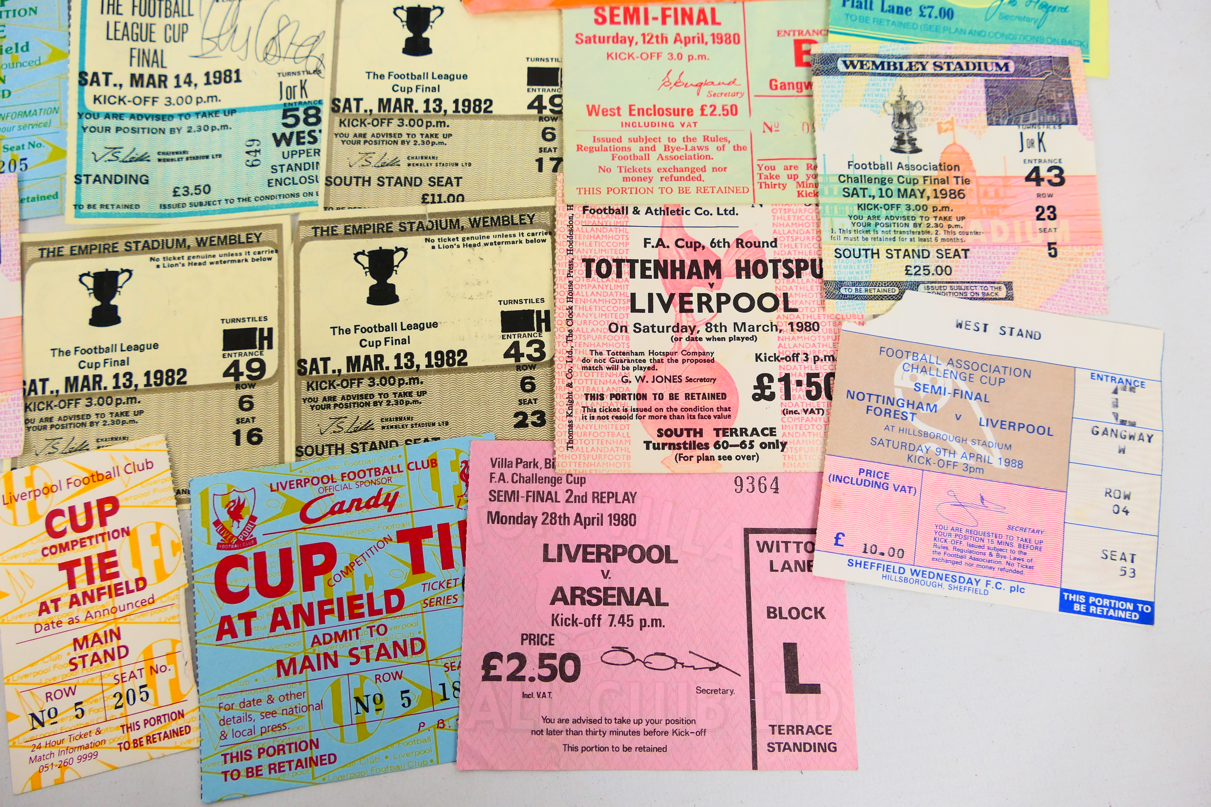 Liverpool Football Club - A collection of ticket stubs, 1960's and later , home games, - Image 8 of 10