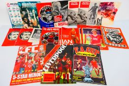 Liverpool Football Club - A collection of programmes,