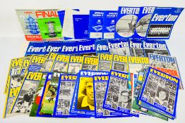 Everton Football Club - A collection of programmes, 1960's and later,