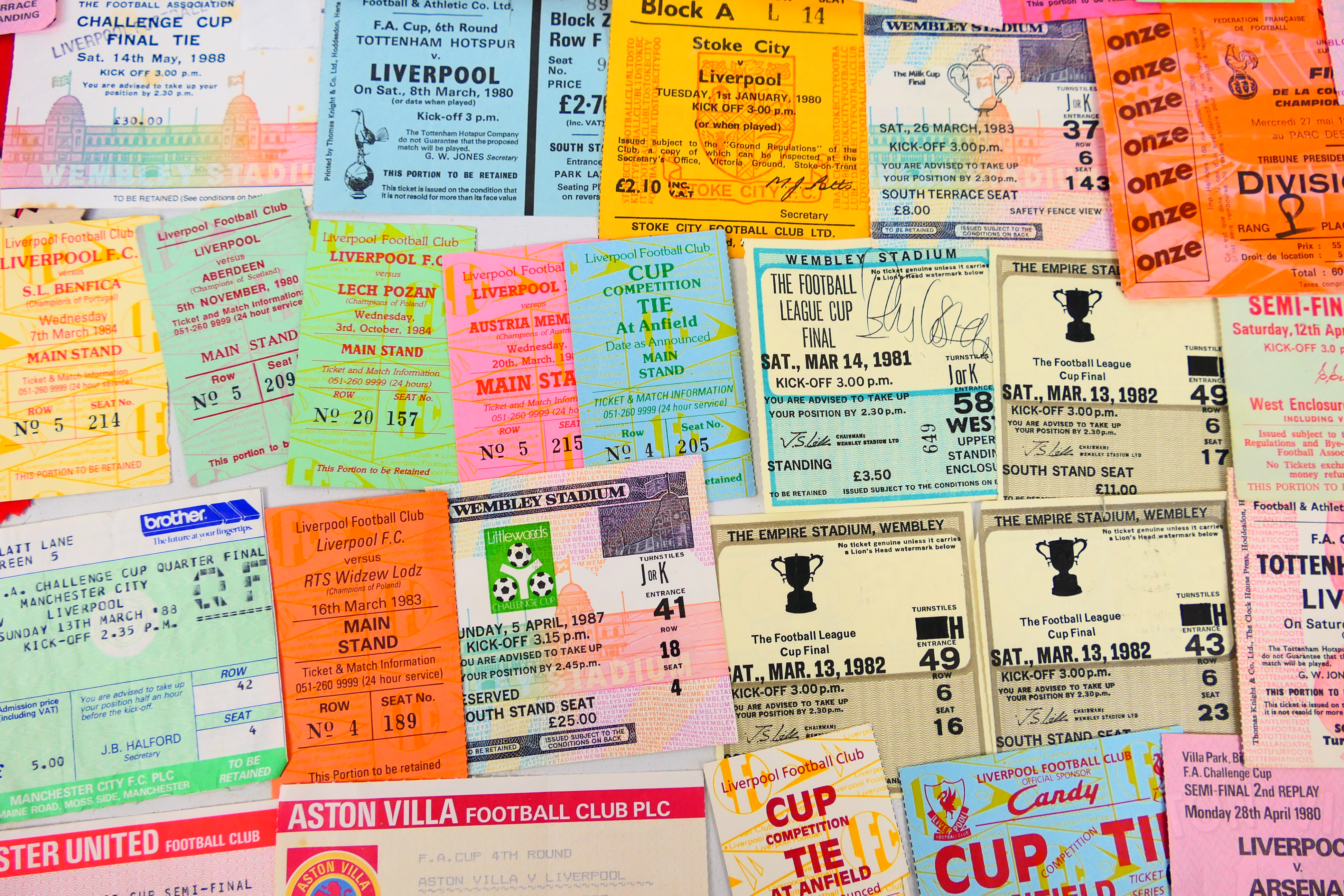 Liverpool Football Club - A collection of ticket stubs, 1960's and later , home games, - Image 6 of 10