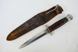 A William Rodgers Fairbairn Sykes style fighting knife, I Cut My Way, 13.