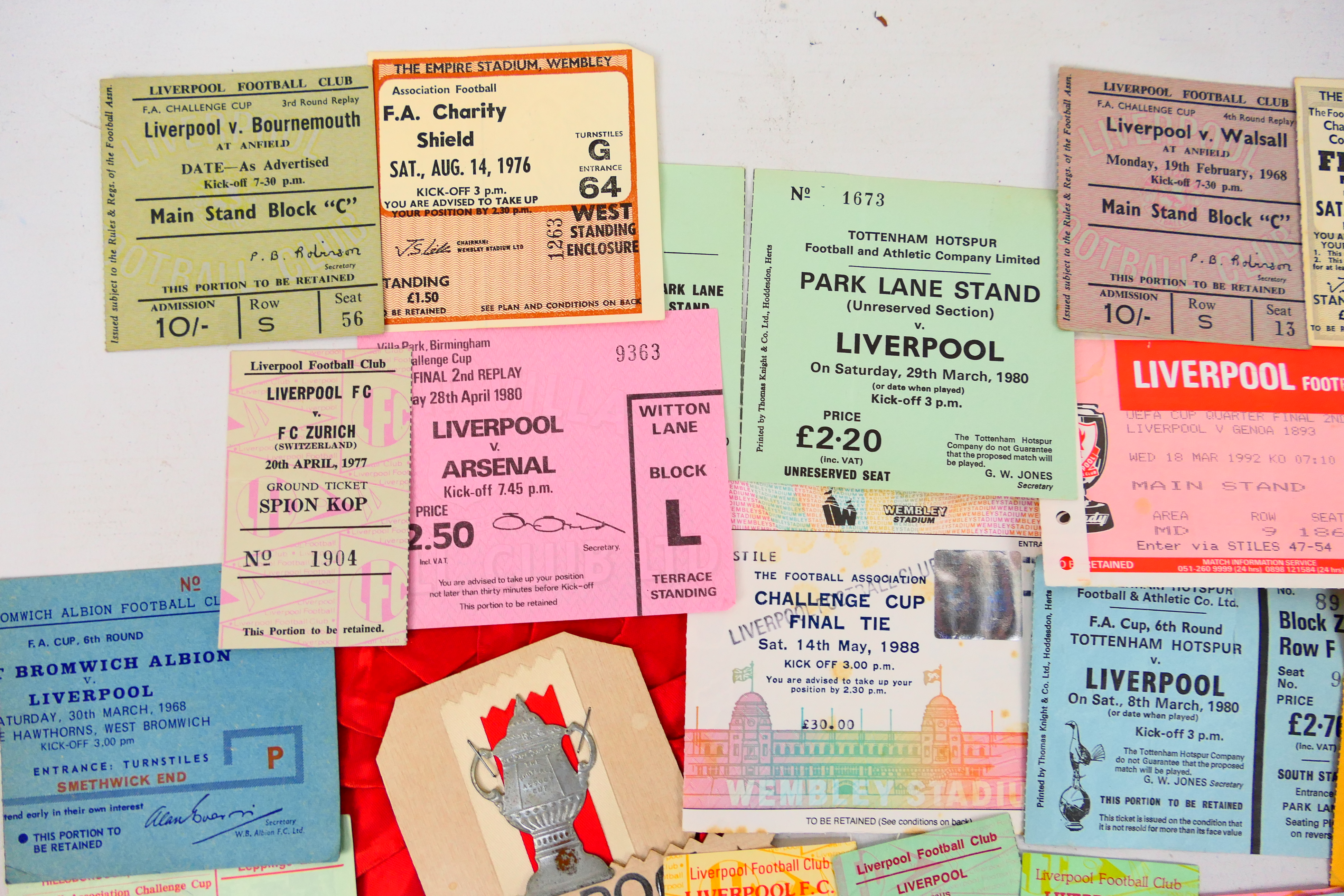 Liverpool Football Club - A collection of ticket stubs, 1960's and later , home games, - Image 4 of 10