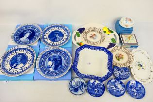 Mixed ceramics to include Wedgwood, part boxed.