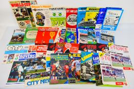 Lot to include football programmes, small quantity of rugby league programmes,