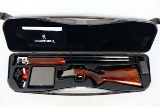 A Browning shotgun,12 gauge/bore 2 3/4 and 3 inch B725 Sporter S1 with adjustable stock,