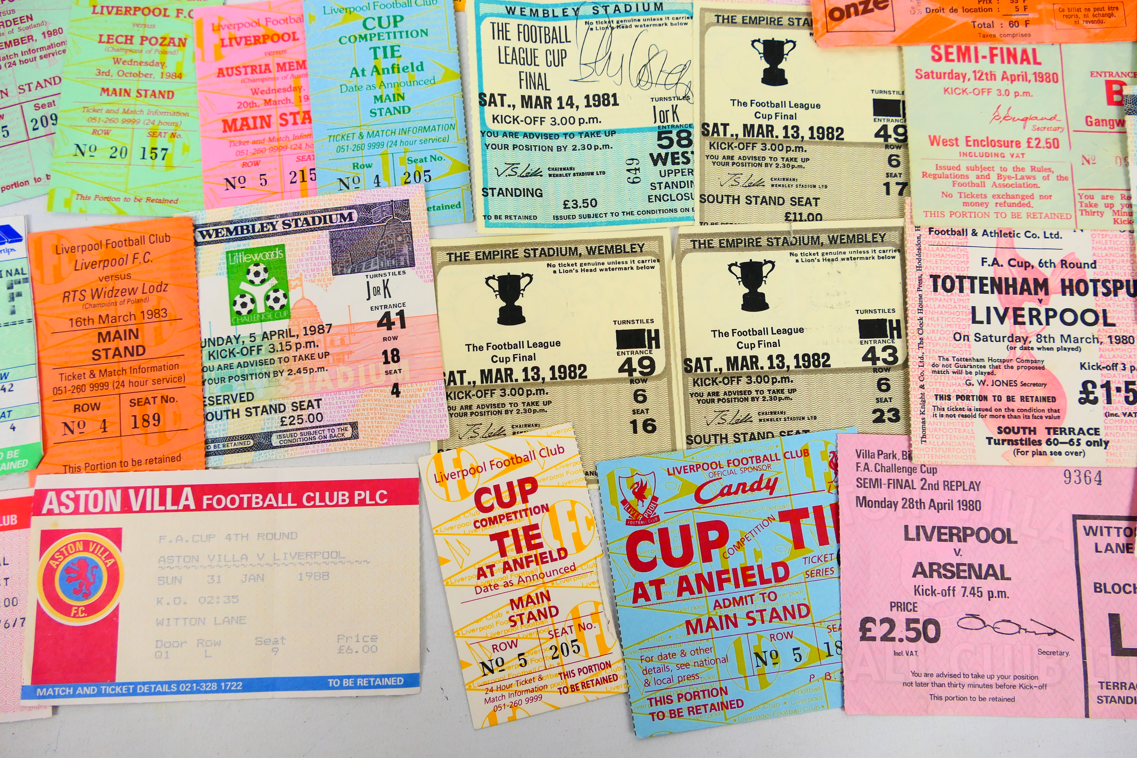 Liverpool Football Club - A collection of ticket stubs, 1960's and later , home games, - Image 7 of 10