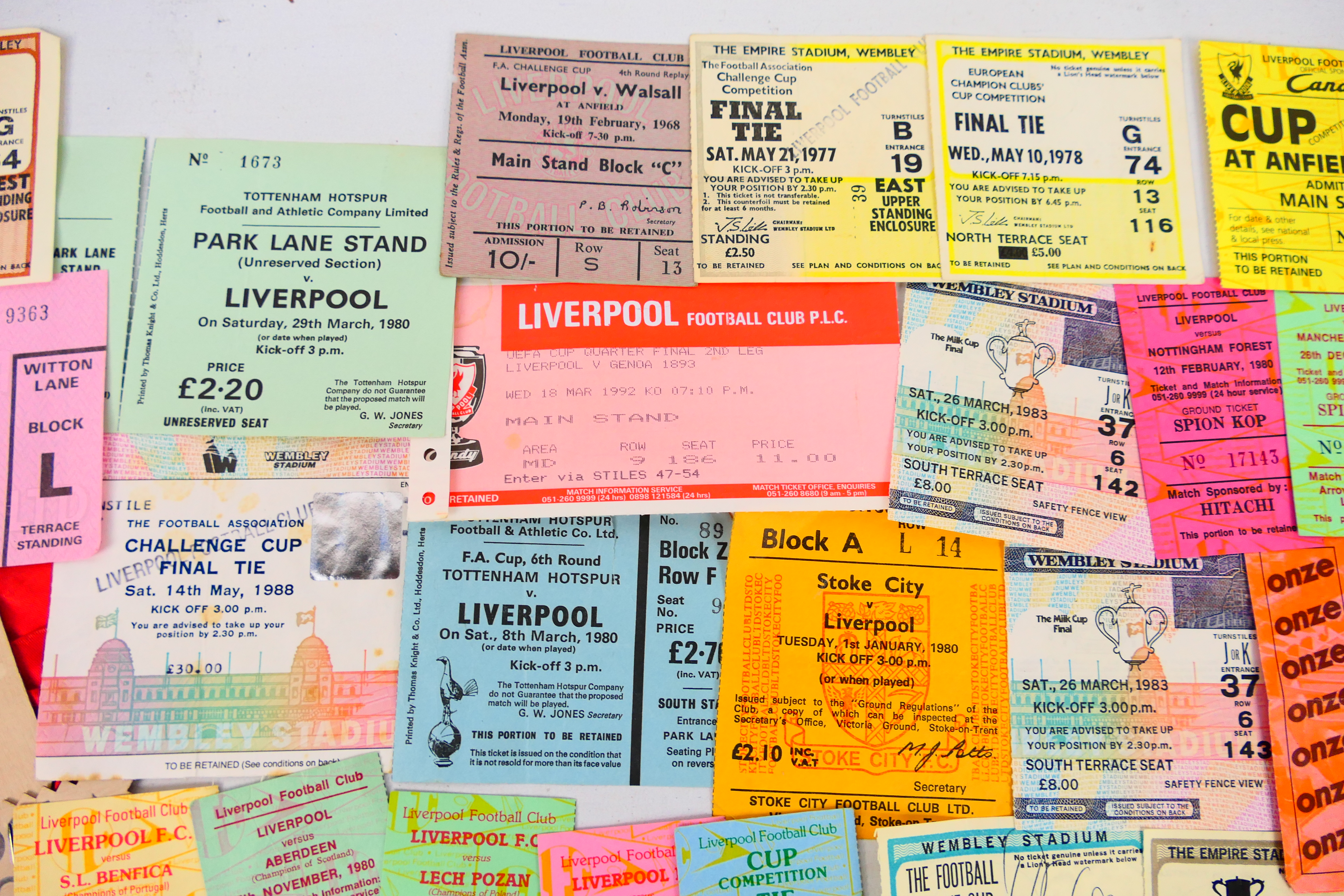 Liverpool Football Club - A collection of ticket stubs, 1960's and later , home games, - Image 5 of 10