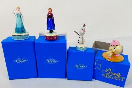 Disney - Four boxed enamel trinket boxes comprising Anna,