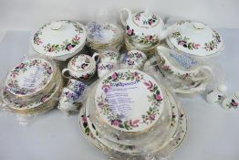 Wedgwood - A collection of dinner and tea wares in the Hathaway Rose pattern,