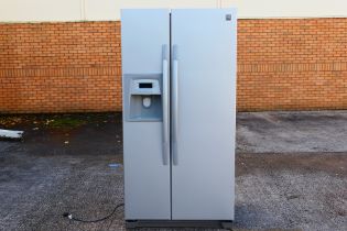 A Daewoo Electronics American style fridge freezer, model DRS31PSMI,