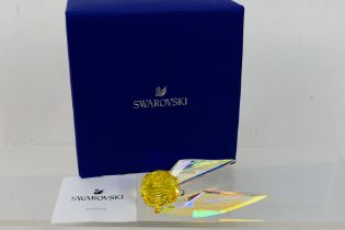 Swarovski - A boxed Harry Potter crystal ornament Golden Snitch (Quidditch Ball),