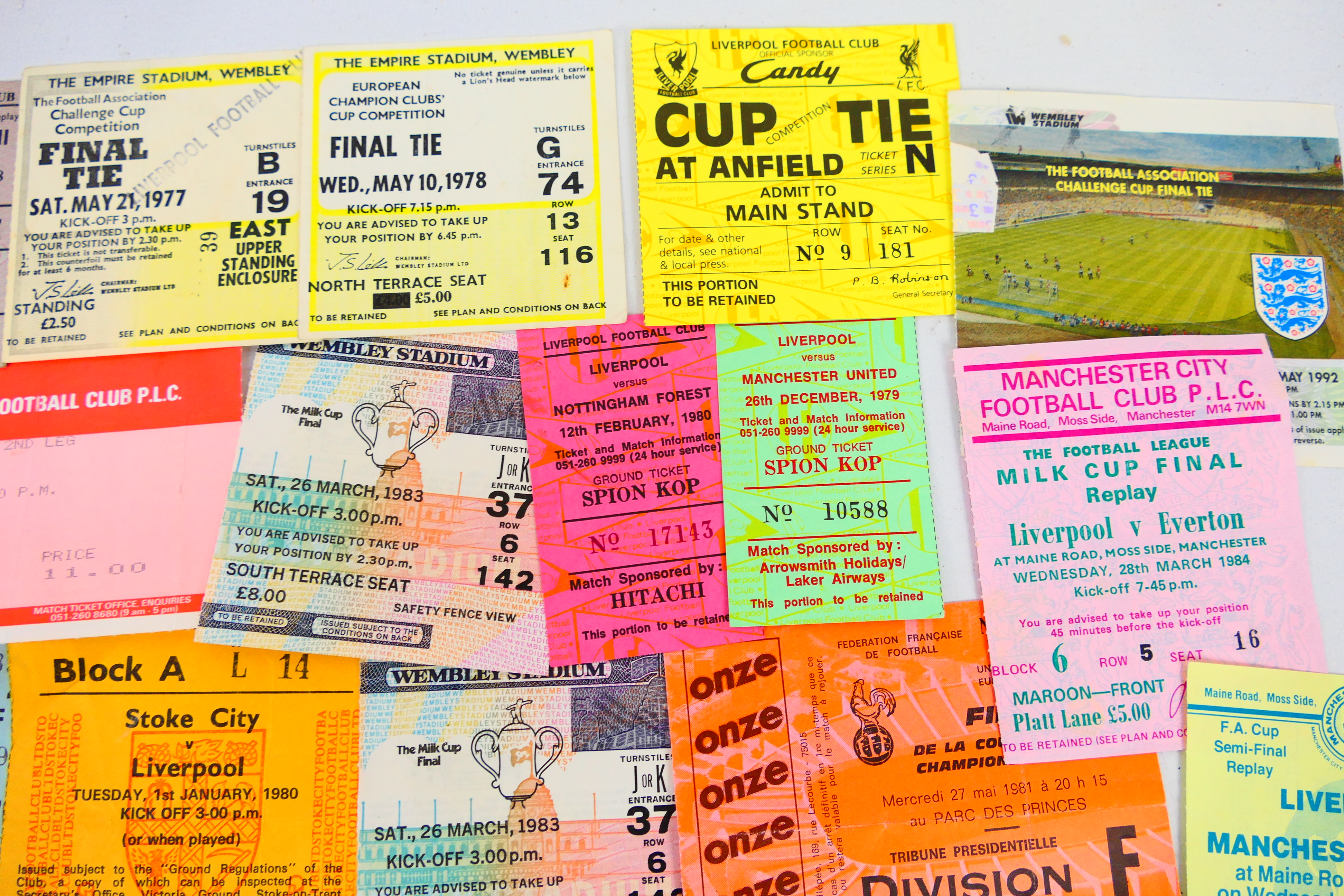 Liverpool Football Club - A collection of ticket stubs, 1960's and later , home games, - Image 10 of 10