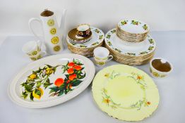 Ceramics to include Royal Tuscan, Gainsborough China, Portmeirion and other.