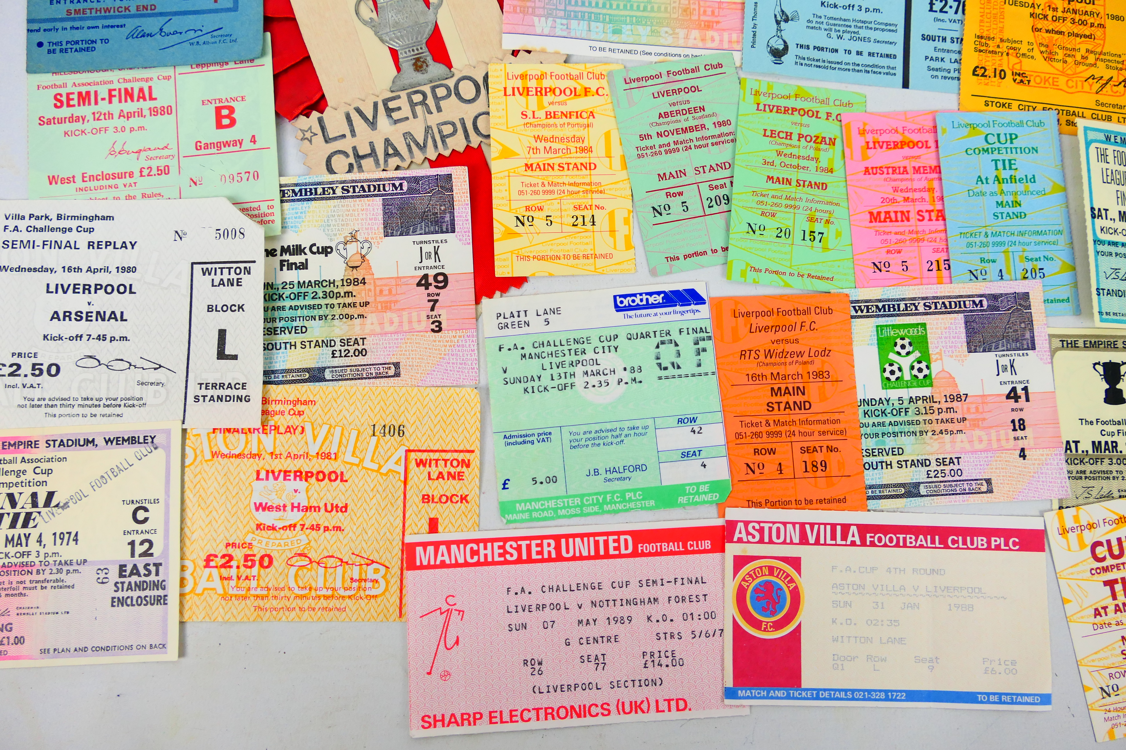Liverpool Football Club - A collection of ticket stubs, 1960's and later , home games, - Image 2 of 10
