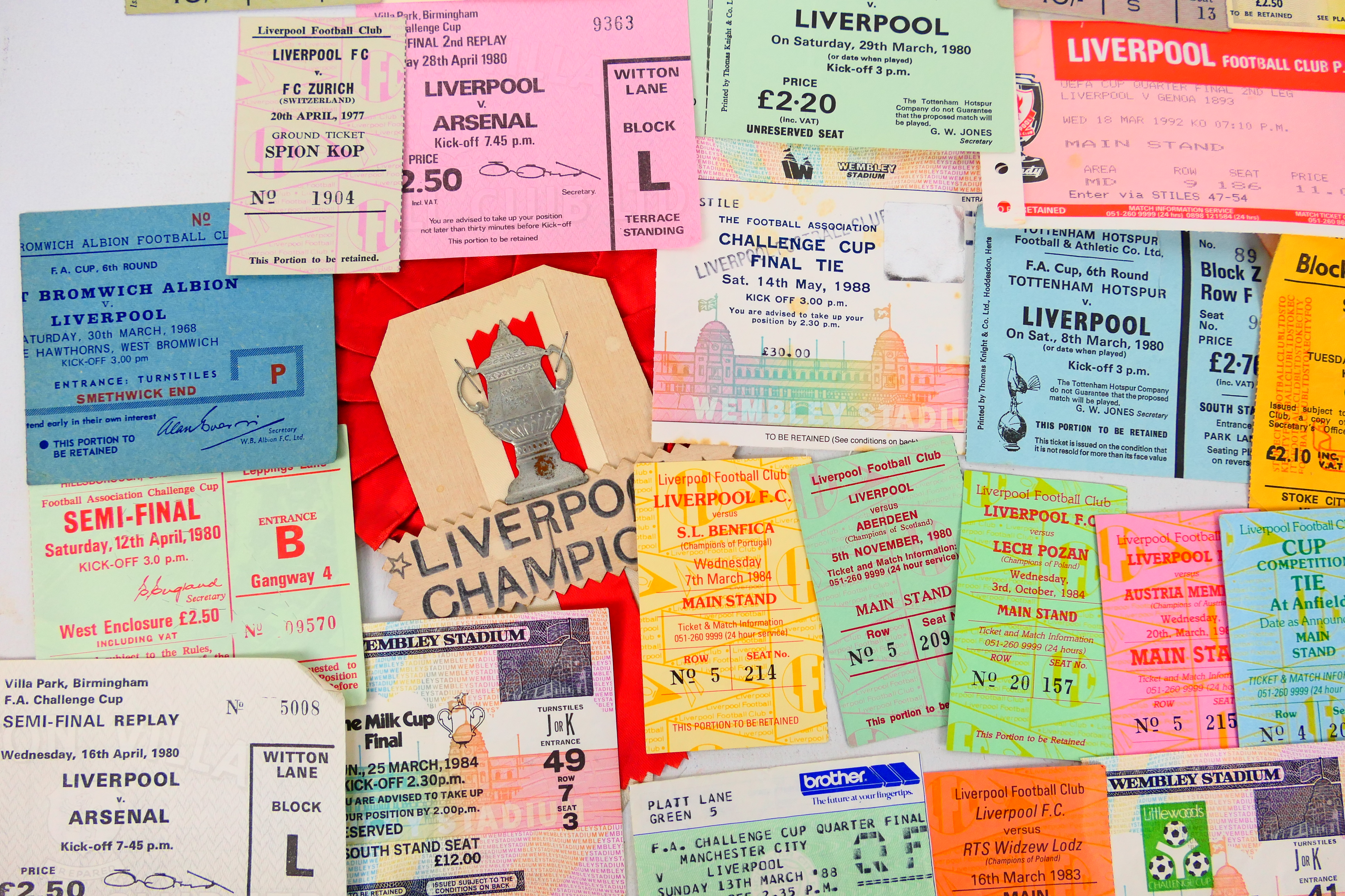 Liverpool Football Club - A collection of ticket stubs, 1960's and later , home games, - Image 3 of 10