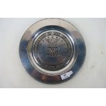 A vintage United States of America Department Of The Air Force polished pewter dish by Wilton,