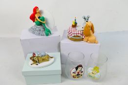 Disney - Three boxed Disney Magical Moments figures / groups comprising Lady And The Tramp,