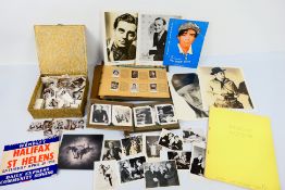 A mixed lot to include film star promotional pictures,