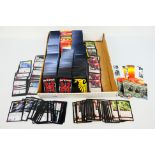 Trade Cards - A large quantity of cards to include BattleTech TCG, Horus Heresey TCG and Dr Who.