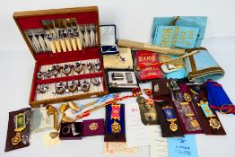 Lot to include RAOB related items and ephemera,