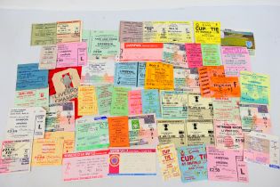 Liverpool Football Club - A collection of ticket stubs, 1960's and later , home games,