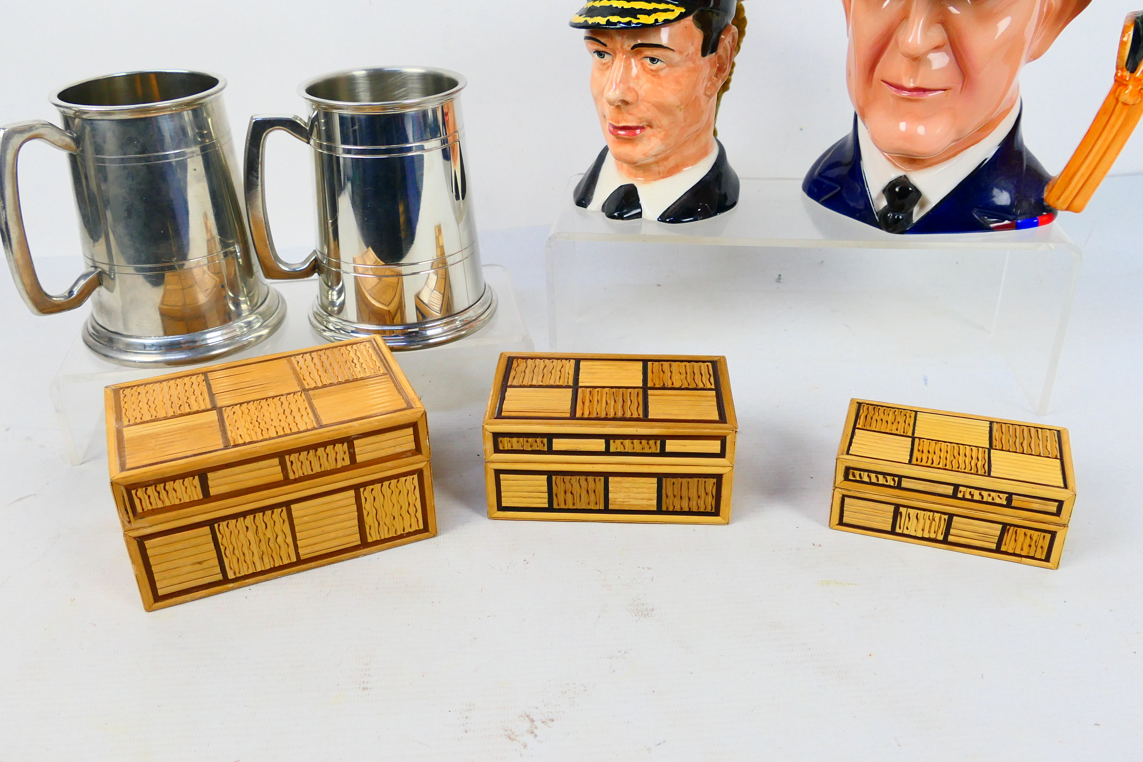 Lot to include graduated trinket boxes, - Image 4 of 6