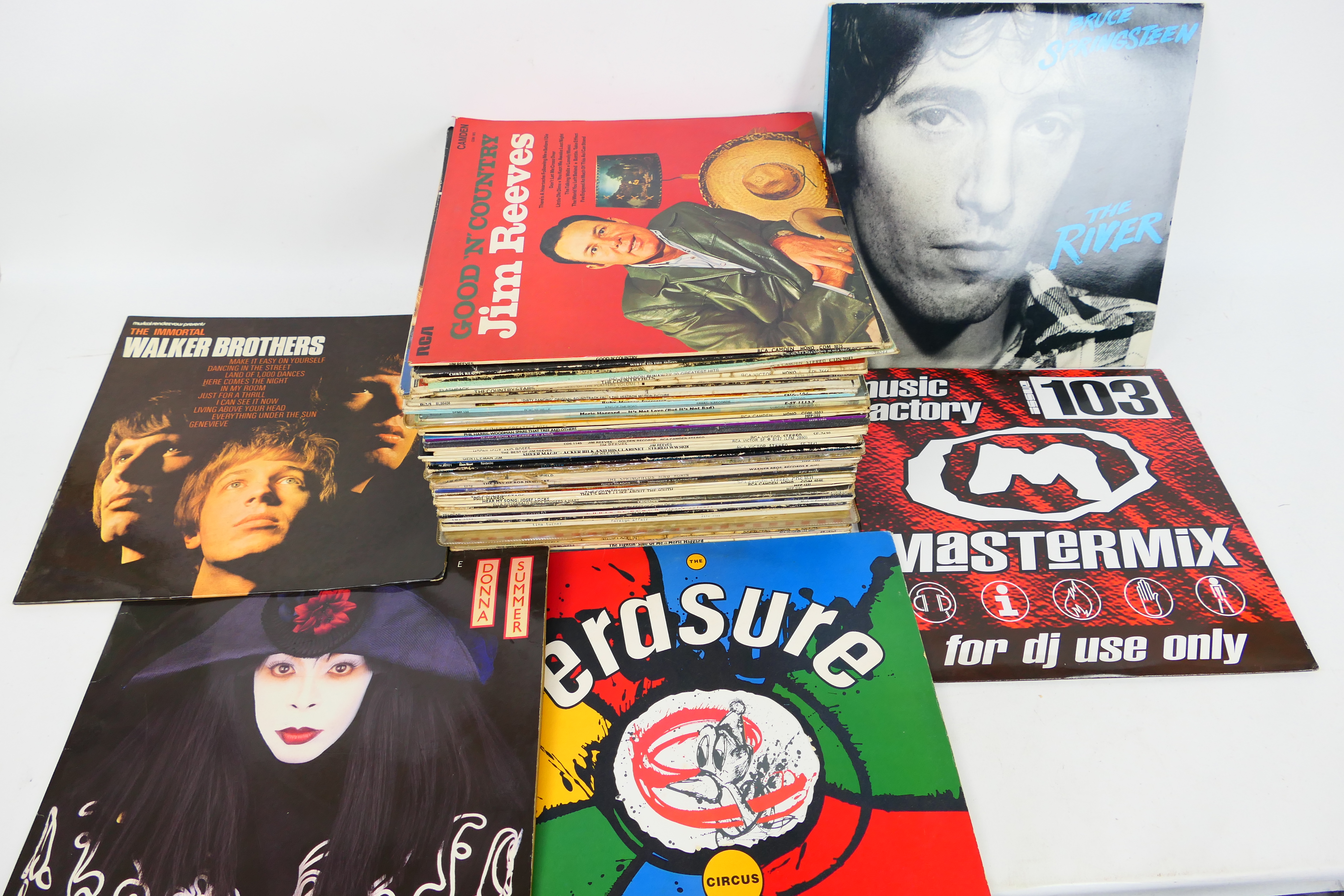 12" LP's - Records - Vinyl. A Miscelleny of Sixty records appearing in Playworn to VG condition.