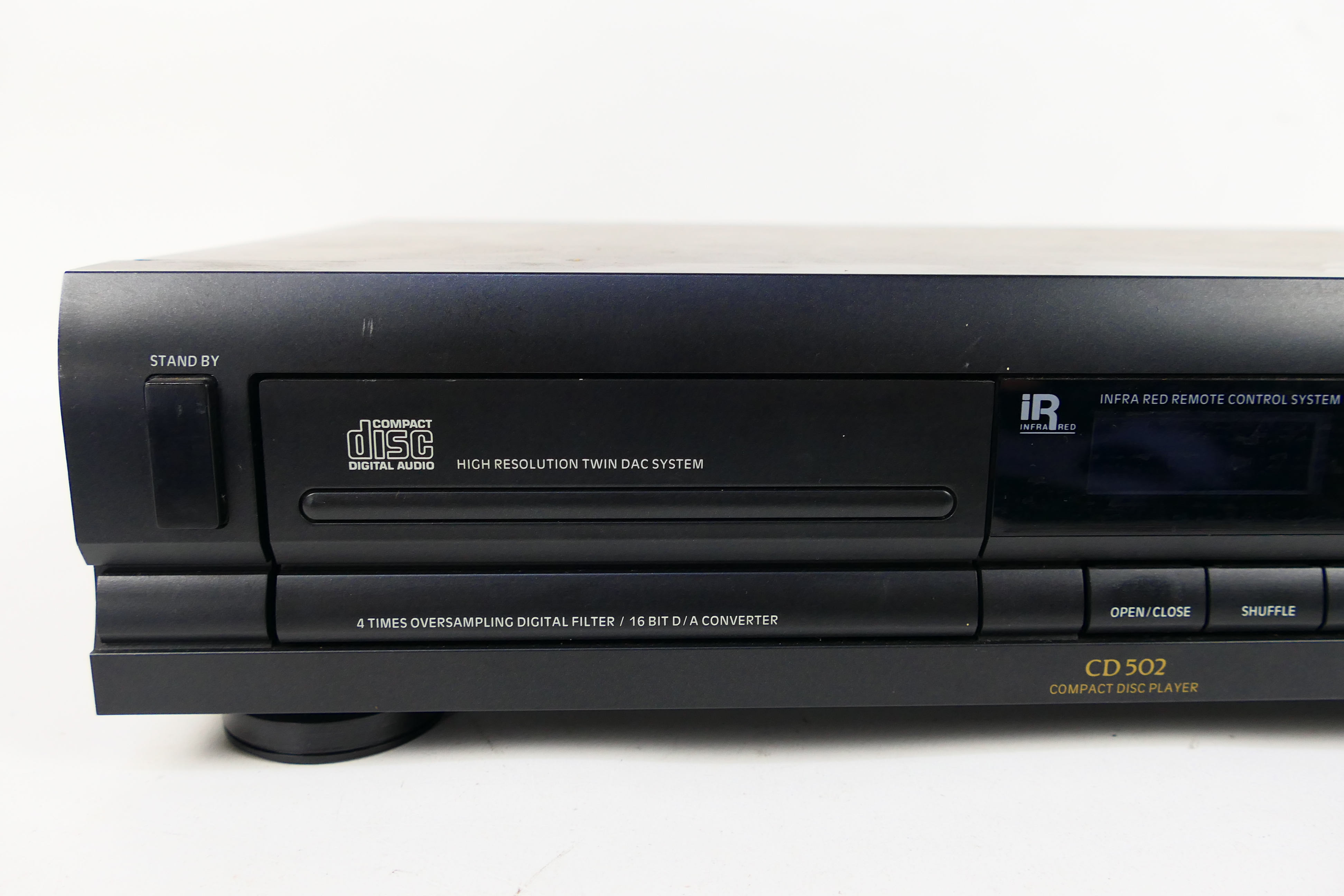 Philips - CD Separate. An unboxed Philips CD-502, unit powers on and is backlit. - Image 2 of 4