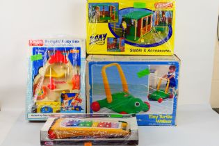 Chelful - Playskool - Little Tikes - Four boxed children's toys.