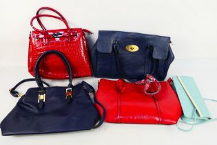 A collection of handbags to include Guang Tong, Principles, Debenhams, Nicole and Doris and other.