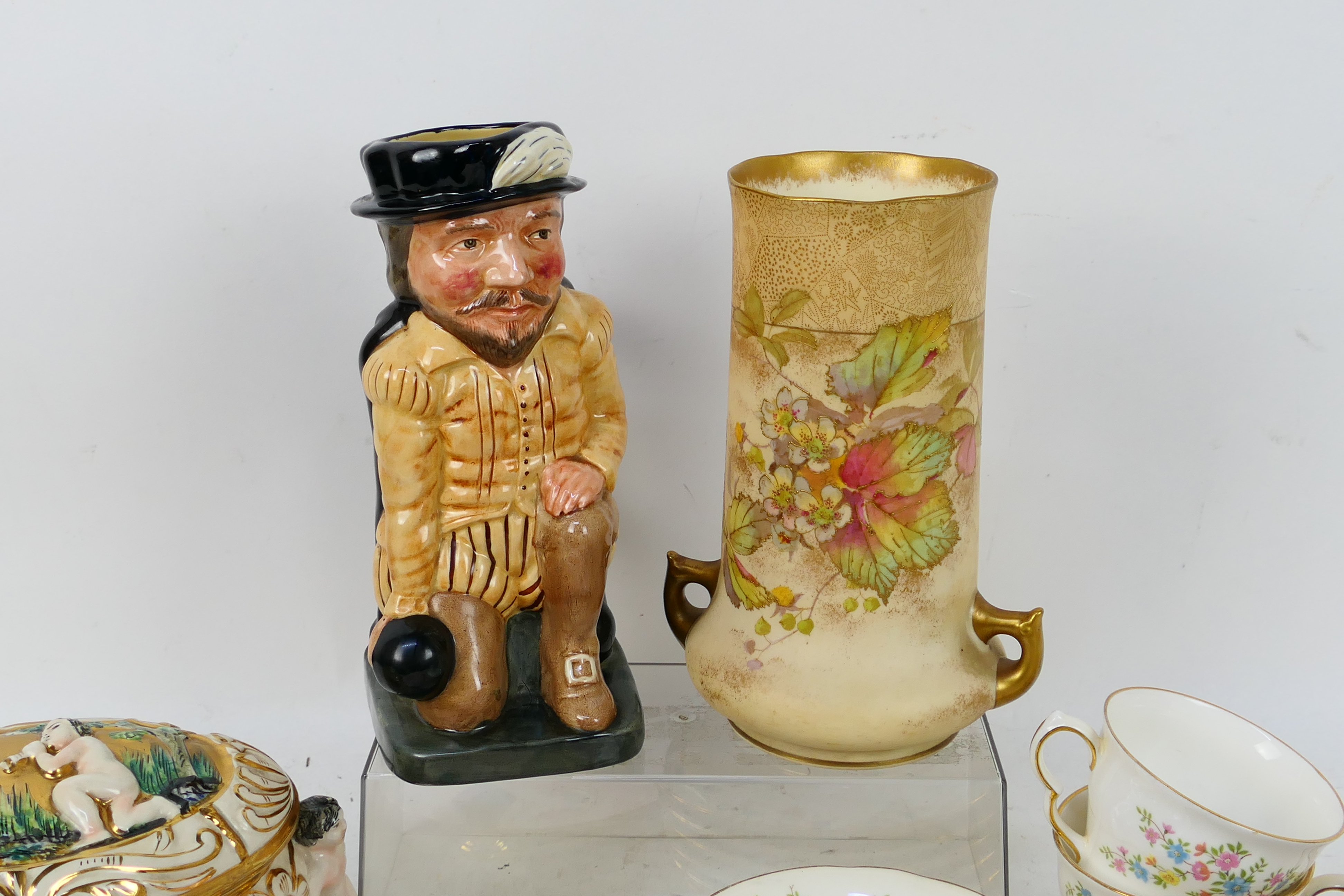 Royal Doulton, Adderley, Queen Anne, Other - Mixed ceramics to include plates, cups, jugs, vases, - Image 3 of 6