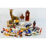 A mixed lot comprising ceramics to include a J Sainsbury's Bloater Paste pot, Lilliput lane model,