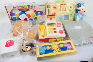 Fisher Price - Chicco - Lilliput - Others - A group of boxed and unboxed vintage children's toys.