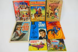 Disney - Century 21 - 6 x vintage children's annuals including The Saint, Joe 90, Roy Rogers,