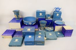 Wedgwood - A collection of various Wedgwood Jasperware pieces, predominantly boxed.