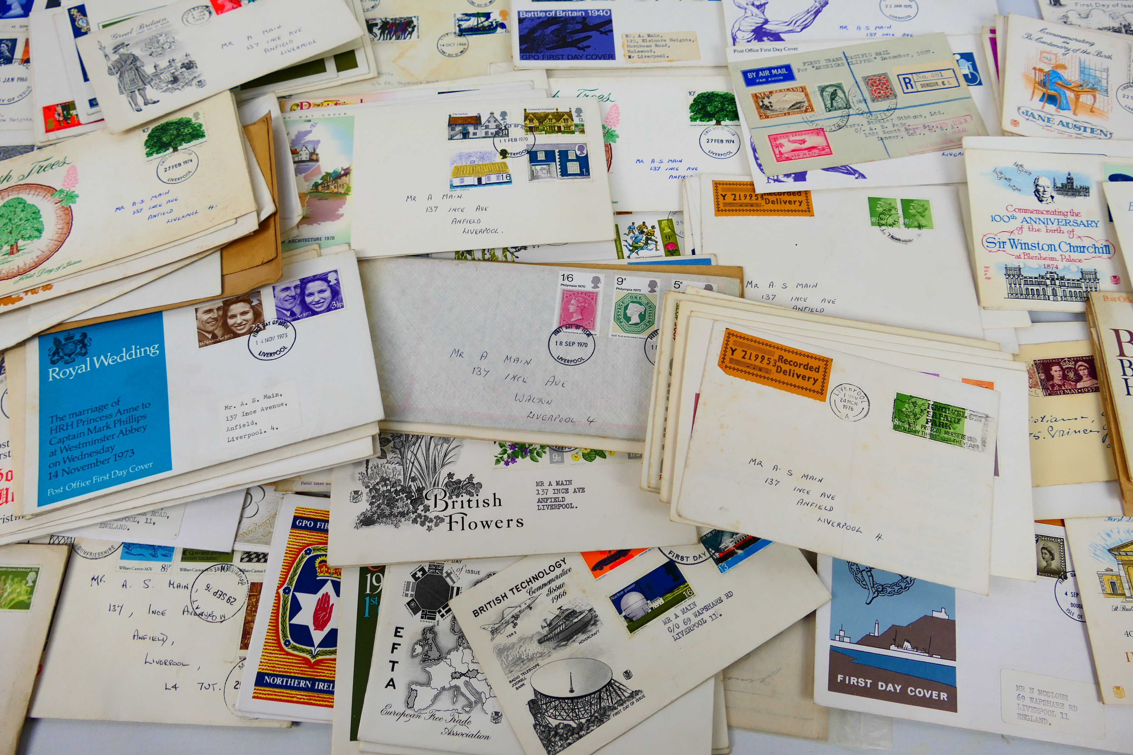 Philately - A quantity of covers and fir - Image 5 of 7