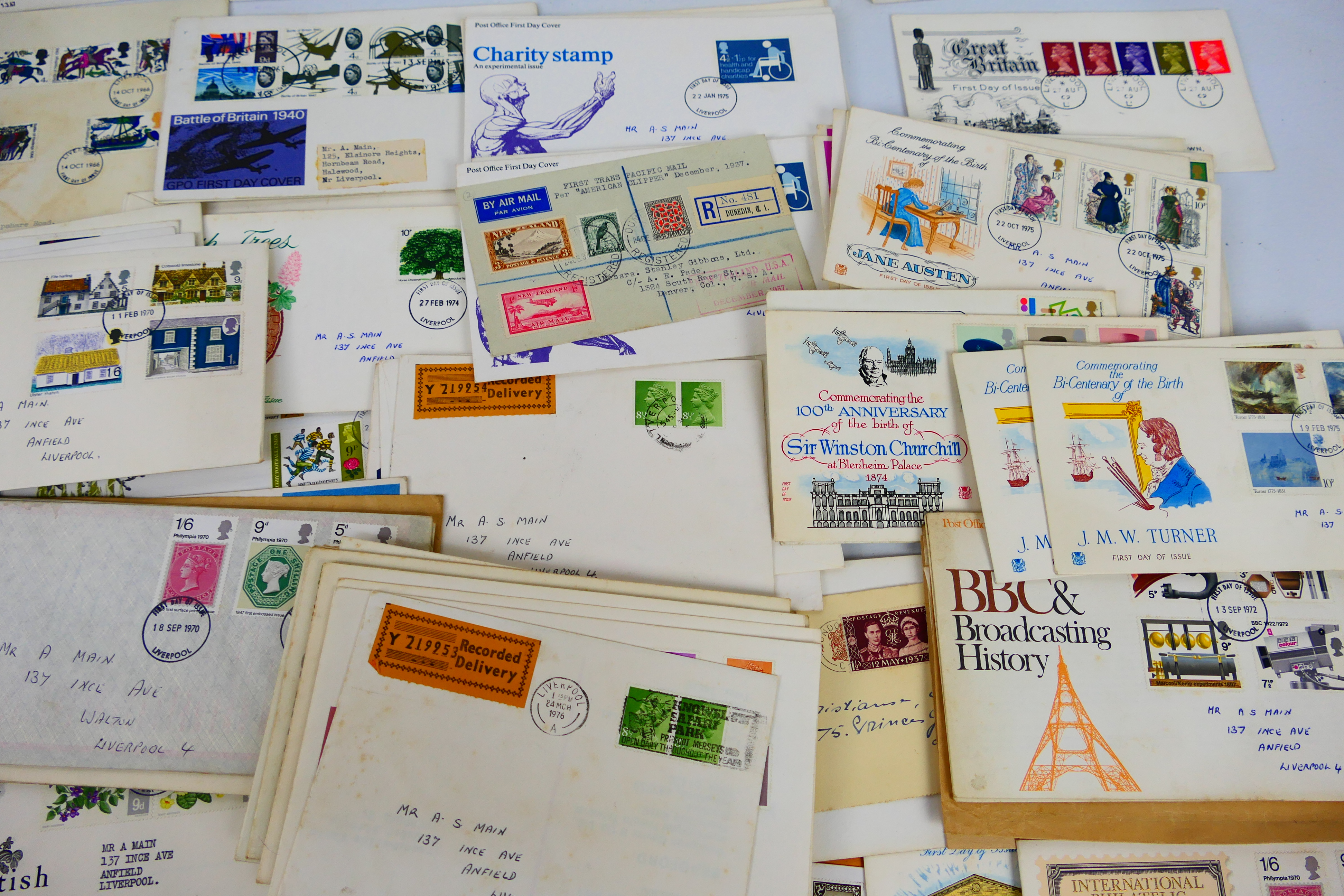 Philately - A quantity of covers and fir - Image 7 of 7